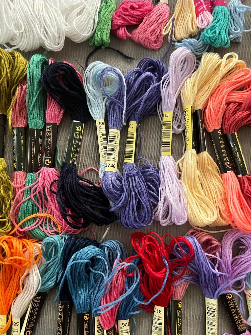 Assorted Embroidery Floss Collection Multi-Color Craft Threads 130+ - Picture 8 of 13